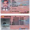 Liechtenstein driver license PSD template