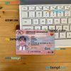 Liechtenstein driving license editable PSD files, scan look and photo-realistic look, 2 in 1