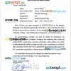 Lithuania Ignitis Group certificate of employment Word and PDF download template