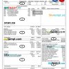 Long Beach Unified School district employee pay stub Word and PDF example
