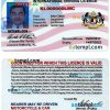 Malaysian driver license PSD template, version 2