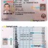 Maltese driver license PSD template