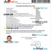 Maltese electronic visa PSD example, fully editable