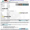 Myanma electronic tourist visa PSD example, fully editable