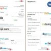 MakeMyTrip + AmazonPay airplane e-ticket, Word and PDF download template, 3 pages