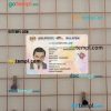 Malaysia driving license PSD files, scan look and photographed image, 2 in 1