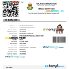 Malaysian e-visa Word and PDF example