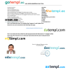 Maltese e-visa Word and PDF example, fully editable