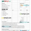Marketing Agency Invoice Template example in word and pdf format