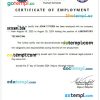 Marshall Islands Majuro Hospital certificate of employment Word and PDF download template