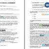 Massage Booth Rental Agreement Word example