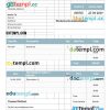 Mechanic Invoice example in word and pdf format