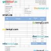 Medical invoice example in word and pdf format