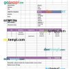 Medical Service Invoice example in word and pdf format
