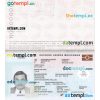 Mexico passport PSD template, 2022-present