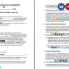 Michigan Single-Member LLC Operating Agreement Word example, completely editable