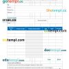 Mobile shop invoice example in word and pdf format
