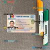 Moldova driving license editable PSD files, scan look and photo-realistic look, 2 in 1