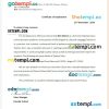 Moldova Friendly School certificate of employment Word and PDF download template