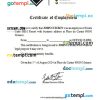 Monaco Monte Carlo SBM Resort certificate of employment Word and PDF download template