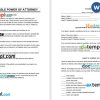 Montana Durable Power of Attorney example, fully editable