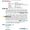 Montenegro Uniprom KAP certificate of employment Word and PDF download template
