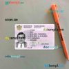 Montenegro driving license editable PSD files, scan look and photo-realistic look, 2 in 1