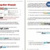Morning Star Travels bus e-ticket, Word and PDF download template, 2 pages