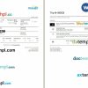 Musafir - AirAsia airplane e-ticket, Word and PDF download template, 2 pages