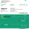 Music Production Invoice example in word and pdf format
