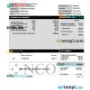 NCO paystub Word and PDF example