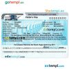 New Zealand tourist entry visa PSD example, with fonts
