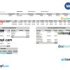 NGA Staffing pay stub example in PDF and Word format