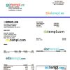 NO DROP CAR WASH pay stub example in PDF and Word formats