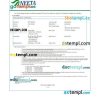 Neeta Tours & Travels bus return e-ticket, Word and PDF download template