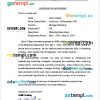 Netherlands ASML Holdng certificate of employment Word and PDF download template