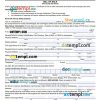 Nevada Vehicle Bill of Sale example, fully editable