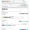New Jersey Revocation Power of Attorney example, fully editable