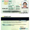Nigeria ID card PSD template, completely editable