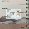 Norway ID card editable PSDs, scan and photo-realistic snapshot, 2 in 1, version 2