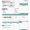 Office Rent Invoice Format Template word and pdf format