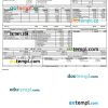 OhioHealth Corporation Paystub Word and PDF example