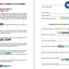 Oklahoma General Power of Attorney example, fully editable