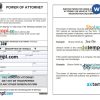 Oregon Motor Vehicle Power of Attorney example, fully editable