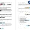 Oregon Springing Power of Attorney example, fully editable