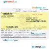 Papua New Guineann tourist visa PSD example, completely editable, with fonts