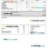 PARASOL Limited paystub example in Word and PDF formats