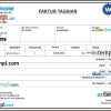 PT. XYZ elektronik paystub example in Word and PDF formats