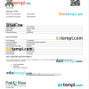 Pakistani e-visa Word and PDF example