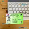 Pakistan international driving license PSD files, scan look and photographed image, 2 in 1